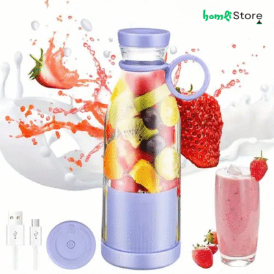 Portable USB Juicer Blender Compact, Rechargeable, and Travel-Friendly | 6-Blade Electric Smoothie Maker
