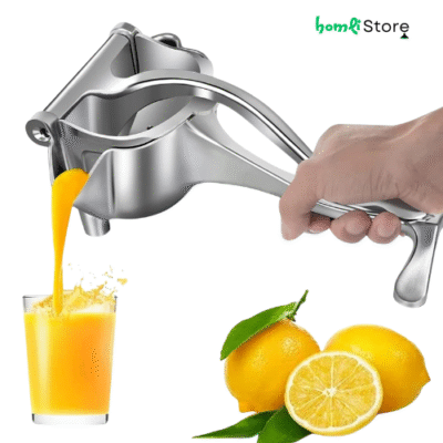 Premium Aluminium Manual Fruit Juicer – Hand Press Citrus Squeezer with Steel Handle