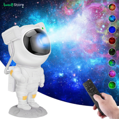 Astronaut Galaxy Light Projector 360° Rotating Star Projector with Timer & Remote | For Bedroom, Kids Room, and Party Décor
